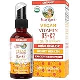 MaryRuth Organics Vitamin D3 K2 Spray, K2 D3 Vitamin Supplement | D3 and K2 Supplements | Adults & Kids Calcium Absorption Strong Bones Heart Health | Vegan| 2 in 1 Vitamins D & K|1 Fl Oz
