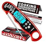 Alpha Grillers Meat Thermometer Digital - Instant Read Food Thermometer for Cooking Grilling Air Fryer Griddle Probe Kitchen Gadgets Essentials BBQ Accessories Grill Gifts for Men Him Dad Fathers Day
