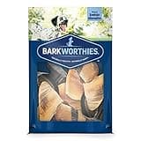 Barkworthies Natural Cow Hooves - 12 Count (Pack of 1) - Single Ingredient, Long-Lasting, Grass-Fed, Promotes Dental Health