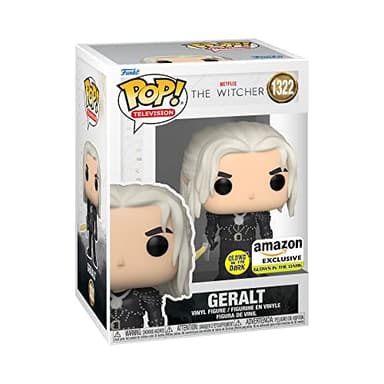 Funko POP! TV: Witcher - Geralt with Sword - Glow in The Dark - The Witcher - Collectable Vinyl Figure - Gift Idea - Official Merchandise - for Kids & Adults - TV Fans