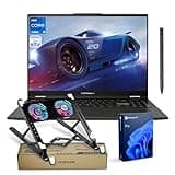 ASUS Vivobook Pro S 16 Flip Convertible 2-in-1 Laptop, 16" WUXGA Touchscreen, Intel i9-13900H, 40GB RAM, 2TB SSD Pen 2.0 SA203H, Bundle with PCO Notebook Folding Radiator, Laptop Cooler