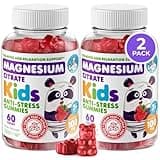 DR. MORITZ Sugar-Free Calm Magnesium Gummies for Kids and Adults - Non-GMO Magnesium Citrate Gummies - Raspberry Flavor - 2-Pack (60 Count)