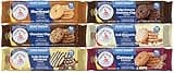 Voortman Zero Sugar Cookies Variety Pack - Almonette, Chocolate Chip, Fudge Stripe, Shortbread, Oatmeal Raisin, Fudge Brownie Chocolate Chip - 6 Packs