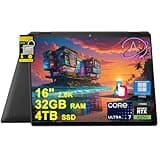 HP Spectre x360 2-in-1 Laptop For Creator Designer Business Professional 16" 2.8K OLED Touch Intel 16-core Ultra 7 155H (Up to 11 TOPs) 32GB RAM 4TB SSD Geforce RTX 4050 Win11Pro ICP Hub Copilot AI PC
