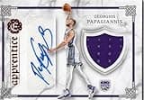 Georgios Papagiannis autographed player worn jersey patch basketball card (Sacramento Kings) 2017 Panini Excalibur #12 - Unsigned Basketball Cards