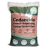 Cedarcide Lawn, Home & Garden Cedar Granules | Repels Fleas, Ticks, Ants & Mosquitoes | Smells Great, Easy to Use | Family & Pet Safe | 1 Bag (8 Lbs)