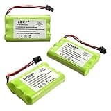 HQRP 3-Pack Battery Compatible with Uniden BT-1004 / BT1004 BT-909 BT909 TRU5885 TRU5885-2 TRU8065 TRU8860 TRU8865 TRU8865-2 TRU9460 TRU9465 TRU9466 TRU9480 TRU9485 DCT746M DCT748 Cordless Phone