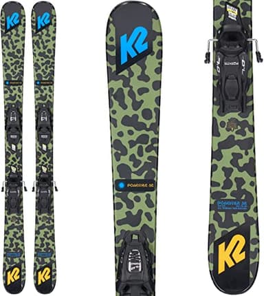 K2 Poacher Jr. Kids Skis 139 W/FDT Jr. 7.0 Bindings