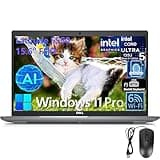 Dell Latitude 5550 15 15.6" FHD Business AI Laptop Computer, Intel Ultra 5 135U (Beat i7-1355U), 16GB DDR5 RAM, 512GB SSD, WiFi 6, Bluetooth 5.3, Backlit Keyboard, Fingerprint Reader, Windows 11 Pro