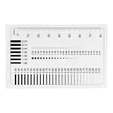 Crack Width Gauge， Concrete Crack Gauge Width Ruler Width Crack Gauge (CW-02 1PCS)