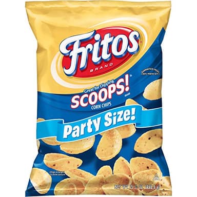 Fritos Scoops!Corn Chips 15.5oz Party Size! Bag