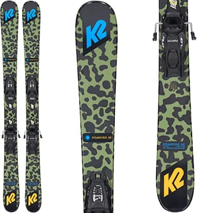 K2 Poacher Jr. Kids Skis 109 W/FDT Jr. 4.5 Bindings