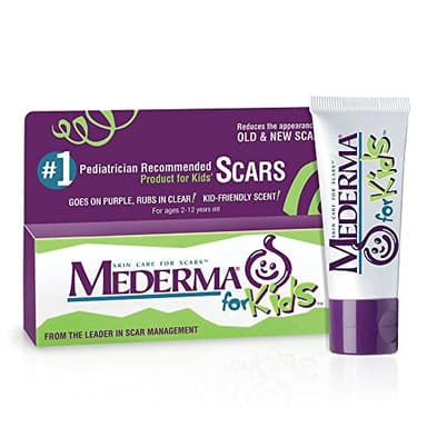 Mederma Kids Skin Care - Reduces the Appearance of Scars, 1 Pediatrician Recommended Product for Scars, Goes on Purple, Rubs in Clear, Kid-Friendly Scent, 0.7 Oz (Package May Vary)