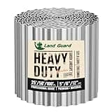Land Guard Corrugated Garden Edging Border,6" x 50' Landscape Paver Edging, Tall Landscape Edging, Fence for Garden, Flower Bed, Lawn and Landscape Edging (Silver)