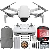DJI Mini 2 SE Camera Drone Quadcopter with RC-N1 Remote Controller, QHD Video, 10km Transmission, Under 249g, Return to Home, Automatic Pro Shots Bundle with Deco Gear Backpack + Accessories