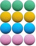 GINFH Cat Golf Balls for Indoor Cats Toy Ball Kitten Toys Interactive Cat Ball Sponge Foam Sponge Soccer Balls (Mixed)