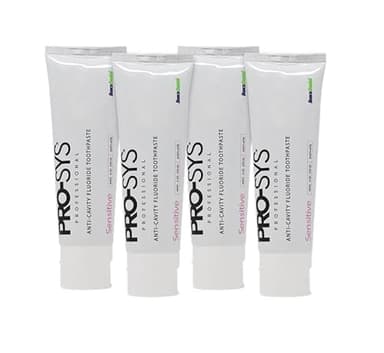 PRO-SYS® Professional Sensitive Toothpaste for Cavity Protection & Enamel Repair for Sensitive Teeth, Fluoride Toothpaste, Sooth Nerve Endings and Reduce Pain, Fresh Mint Gel (Pack of 4)
