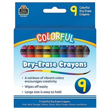 Teacher Created Resources Colorful Dry-Erase Crayons (TCR20112)