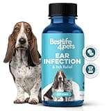 Itch Relief and Ear Infection Treatment for Dogs & Cats, Natural Ear Mites Treatment for Cats and Dogs Soothes Itchy Ears, Reduces Swelling, Otitis, Pain & Inflammation, 400 Easy to Give Tiny Pills