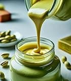 UNIQBITE Pistachio Cream, Natural Sweet Pistachio Butter Spread Paste for Dubai Chocolate Bar, No Palm-Oil, 7 oz (200g)
