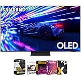 SAMSUNG S95D 65 inch HDR OLED Smart TV (2024) Bundle with 1 YR CPS Enhanced Protection Pack and Premiere Movie Streaming Package