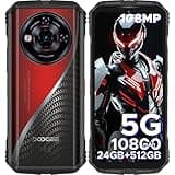 DOOGEE S118 Pro (2025) Rugged Smartphone 5G,10800mAh(33W) 24GB+512GB/2TB Rugged Phone,DDR5,108MP+20MP Night Vision,6.6''FHD+120Hz Rugged Unlocked Cell Phone,Dual SIM/Dual Unlock/NFC/GPS/OTG/WiFi 6