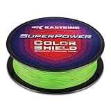 KastKing Superpower ColorShield Braided Fishing Line, Neon Green, 10LB, 150Yards, X4
