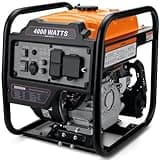 Power Equipment 4000 Watts Inverter Generator Gas Powered, Portable Open Frame Generator, with ECO Mode and Quiet Technology, RV Ready, Emergency Home Backup