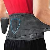 Sparthos Back Brace for Lower Back Pain - Immediate Relief from Sciatica, Herniated Disc, Scoliosis - Breathable Design With Lumbar Support Pad - For Home & Lifting At Work, For Men & Women - (Medium)