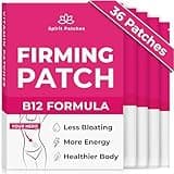 Firming B12 Patches (Pack of 36) - 100% Natural Vitamin Patches for Women, Energy & Body Support, Self-Adhesive Transparent Patches - Enhanced Formula
