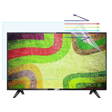 JC JCSKY Anti Glare film TV 43Inch Screen Protector LED LCD TV Anti Blue Light Filter Film, Anti-Scratch Injury Against Radiation TV Guard, Relieve Eye Fatigue, Matte - 43in942*529mm