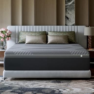 Novilla 14 Inch Queen Mattress, Queen Memory Foam Mattress with AiryFlow Cooling System for Cool Night, Pressure Relief, Ergonomic Support for Spinal Alignment, CertiPUR-US Certified, Medium Firm