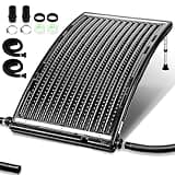 Kirumie Solar Pool Heater for Above Ground Pool, Inground Pool Warmer, Solar Water Heater with 2 Adapters, 2 Hoses & Clamps, 2 Plumbers Tape, and Telescopic Legs