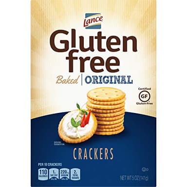 Lance Gluten Free Crackers, Original Baked, 5 Oz Box