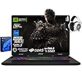 MSI 4070 Gaming Laptop, 16" FHD+ IPS 144Hz Display, Intel Core 16-Core i7-14650HX, NVIDIA GeForce RTX 4070, 64GB DDR5, 2TB Gen 4 SSD, RGB Backlit KB, WiFi 6E, DLSS 3, Win 11 Pro, 2.4GHz Gaming Headset