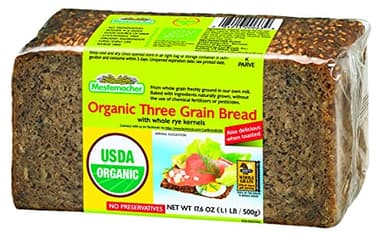 MESTEMACHER Organic Three Grain Bread, 17.6 OZ