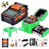 D YEDEMC SM&MM Automatic Intelligent Optical Fiber Fusion Splicer Optical Fiber Welding Splicing Machine (Ai-9) & Fiber Cleaver Kit … (Green_Box_Ai-9)