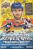 2024-2025 Upper Deck Series One Hockey NHL Trading Card Blaster Box (1 Young Guns Rookie Card and 1 Blaster Exclusive Green Dazzler Card! Per Box)