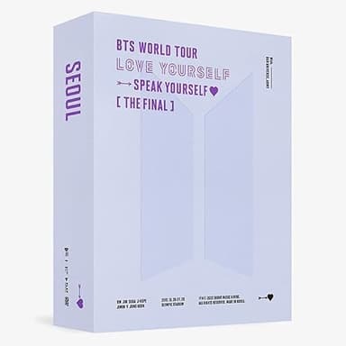 BTS WORLD TOUR LOVE YOURSELF SPEAK YOURSELF THE FINAL [ DVD ]+1ea BTS Store Gift Card K-POP SELAED