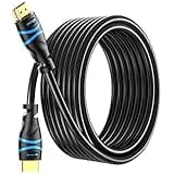 BlueRigger 4K HDMI Cable 50FT (4K 30Hz, HDR10, in-Wall CL3 Rated, High Speed, HDCP2.3, eARC) - Long HDMI Cable Compatible with Home Theatre, HDTV, Gaming Consoles, Streaming Devices