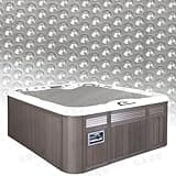6FT Square Floating Hot Tub Solar Cover 14-mil Hot Tub Thermal Insulation Blanket Bubble Spa Cover .(72x72in -Square).