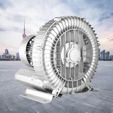 LLHBBSHYYDM Vortex Ring Blower, Regenerative Blower, Low Noise High-Pressure Industrial Vacuum Pump for Air Blowing Or Suction, 0.47HP 0.5HP 0.74HP 1.01HP 1.49HP(120W/0.16HP)