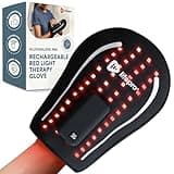 LifePro Allevaglove Pro Red Light Therapy Glove, Rechargeable LED Near Infrared Light Therapy Device for Hand Stiffness and Pain Relief, Effective Product for Hands, Promotes Comfort and Mobility