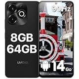 UMIDIGI G9X Unlocked Cell Phone,6.75" 90Hz Display Smart Phone,Android 14 Phone,5000mAh,Octa-Core 8(4+4)+64GB 1TB,Face ID Unlock,4G Dual SIM Phone,GPS,FM Radio,Show captions,Unlocked Android Phones