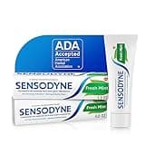 Sensodyne Fresh Mint Sensitive Toothpaste, ADA Accepted Toothpaste for Cavity Prevention and Sensitive Teeth Treatment - 4 Ounces (Pack of 2)