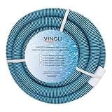 VINGLI 1-1/2-Inch by 50-Feet Blue Swimming Pool Vacuum Hose for Inground and Above-Ground Pools