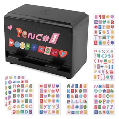 MAYIT Plastic Pencil Dispenser – Teacher Must-Have Desk Organizer, Holds Bulk Pencils & Straws for Classroom, Home, Restaurant