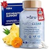 Haro Clear - Lutein Zeaxanthin Eye Vitamins, Vision Health Supplements for Adults, Dry Eyes Formula, Lysine Supplement - Floaters Supplements - Vision Health Vitamins with AREDS 2 Formula- 90 Capsules
