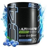 Cellucor C4 Ultimate Shred Pre Workout Powder for Men & Women, Metabolism Supplement with Ginger Root Extract, ICY Blue Razz, 20 Servings (Pack of 1)