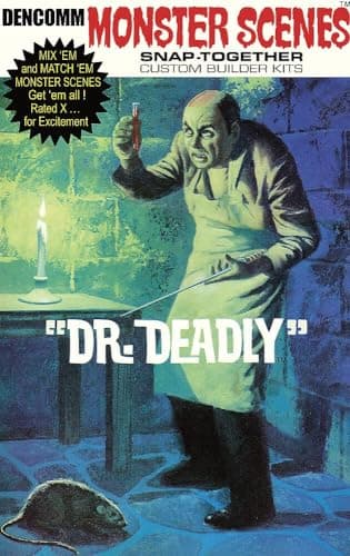 DENCOMM - Monster Scenes S1 - 1:13 Scale Model Kit - Dr. Deadly: 55th Anniversary Limited Edition